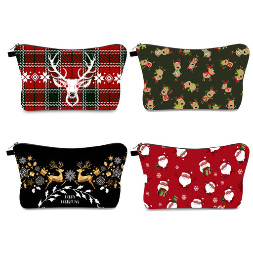 Jewelry WholesaleWholesale Xindian Christmas Series New Cross-border Printing Cosmetic Bag JDC-CB-XinD011 Cosmetic bag 欣典 %variant_option1% %variant_option2% %variant_option3%  Factory Price JoyasDeChina Joyas De China