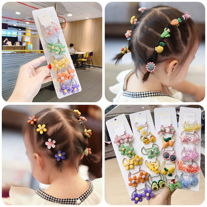 Jewelry WholesaleWholesale children flower dinosaur resin hair cord JDC-HS-XiY002 Hair Scrunchies 昕越 %variant_option1% %variant_option2% %variant_option3%  Factory Price JoyasDeChina Joyas De China