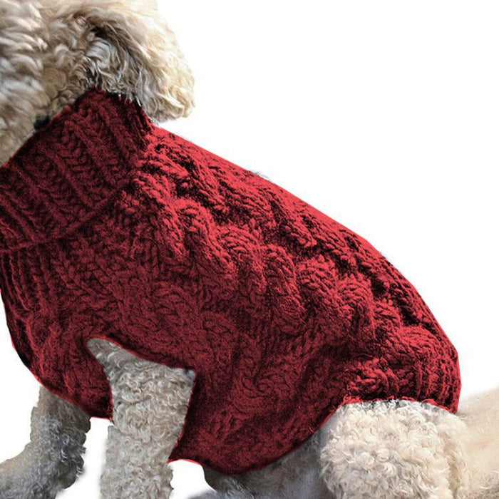 Wholesale Pet Clothing Acrylic Autumn Winter Warm Dog Clothing MOQ≥2 JDC-PC-MY001