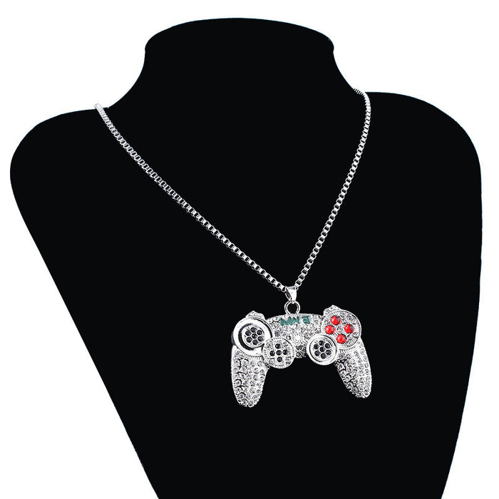 Jewelry WholesaleWholesale Rhinestone Game Console Handle Alloy Necklace JDC-NE-MM005 Necklaces 慕名 %variant_option1% %variant_option2% %variant_option3%  Factory Price JoyasDeChina Joyas De China