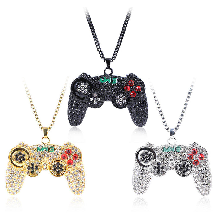 Jewelry WholesaleWholesale Rhinestone Game Console Handle Alloy Necklace JDC-NE-MM005 Necklaces 慕名 %variant_option1% %variant_option2% %variant_option3%  Factory Price JoyasDeChina Joyas De China