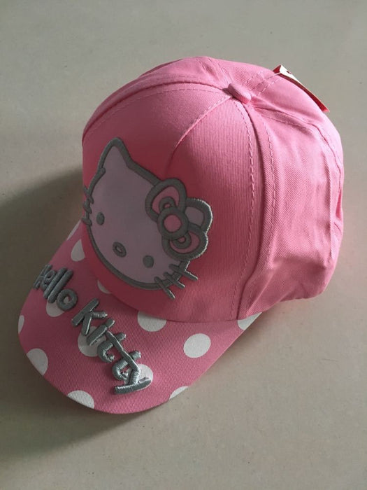 Wholesale summer passable cartoon KT cat printed cap JDC-FH-WuF001