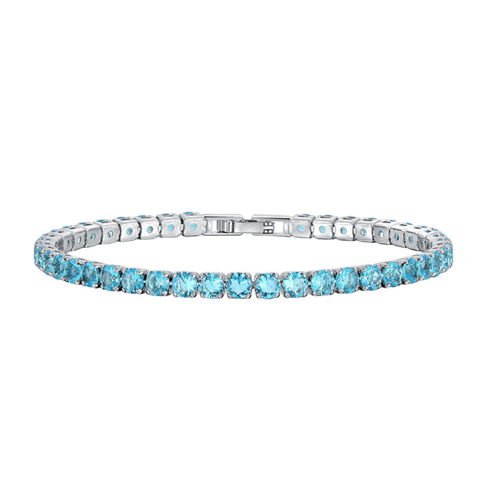 Jewelry WholesaleWholesale Simple Row Diamond Zircon Diamond Crystal Bracelet JDC-BT-TLS002 Bracelet 特蕾萨 %variant_option1% %variant_option2% %variant_option3%  Factory Price JoyasDeChina Joyas De China