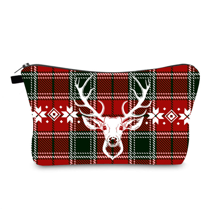 Wholesale Xindian Christmas Series New Cross-border Printing Cosmetic Bag JDC-CB-XinD011