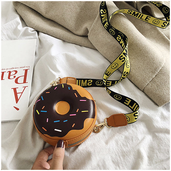 Jewelry WholesaleWholesale doughnut parent-child round shoulder bag JDC-SD-LS004 Shoulder Bags 凌速 %variant_option1% %variant_option2% %variant_option3%  Factory Price JoyasDeChina Joyas De China