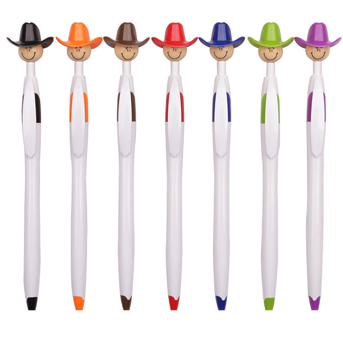 Jewelry WholesaleWholesale Plastic Cowboy Hat Ballpoint Pen JDC-BP-LuDa002 Ballpoint Pen 陆大 %variant_option1% %variant_option2% %variant_option3%  Factory Price JoyasDeChina Joyas De China