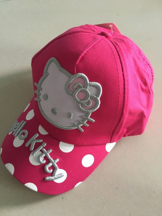 Wholesale summer passable cartoon KT cat printed cap JDC-FH-WuF001