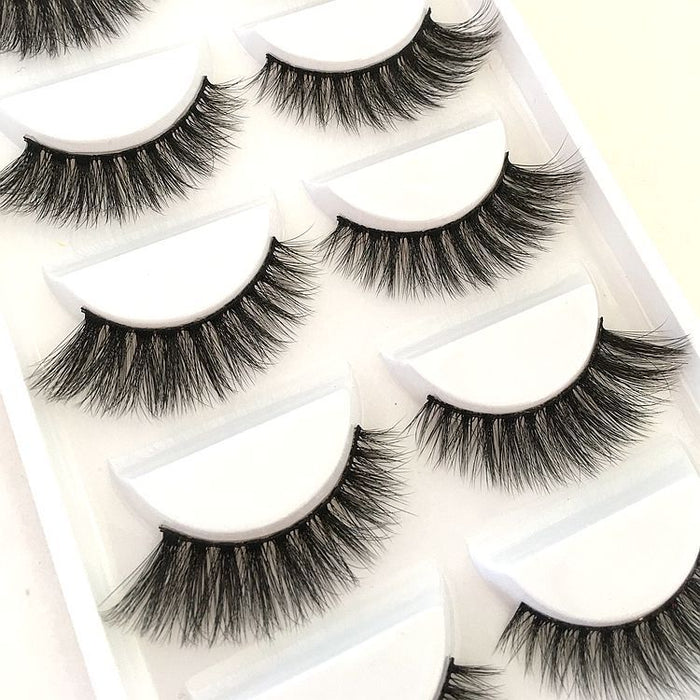 Jewelry WholesaleWholesale five pairs 3DG800 imitation mink eyelashes JDC-EY-YEZ001 Eyelashes 雅尔姿 %variant_option1% %variant_option2% %variant_option3%  Factory Price JoyasDeChina Joyas De China