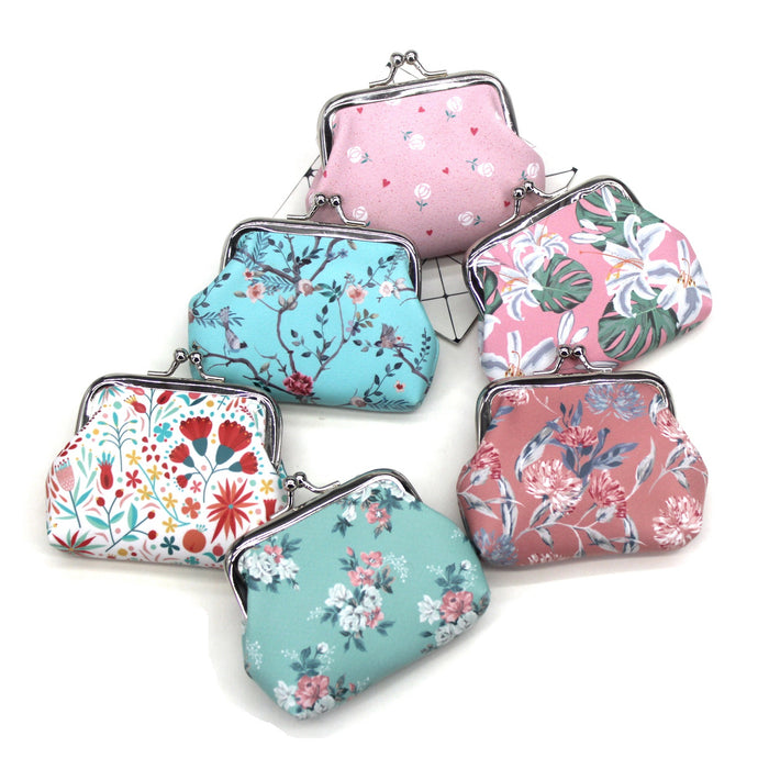 Wholesale Small Fresh Flower Coin Purse Student Small Wallet JDC-WT-QWang004