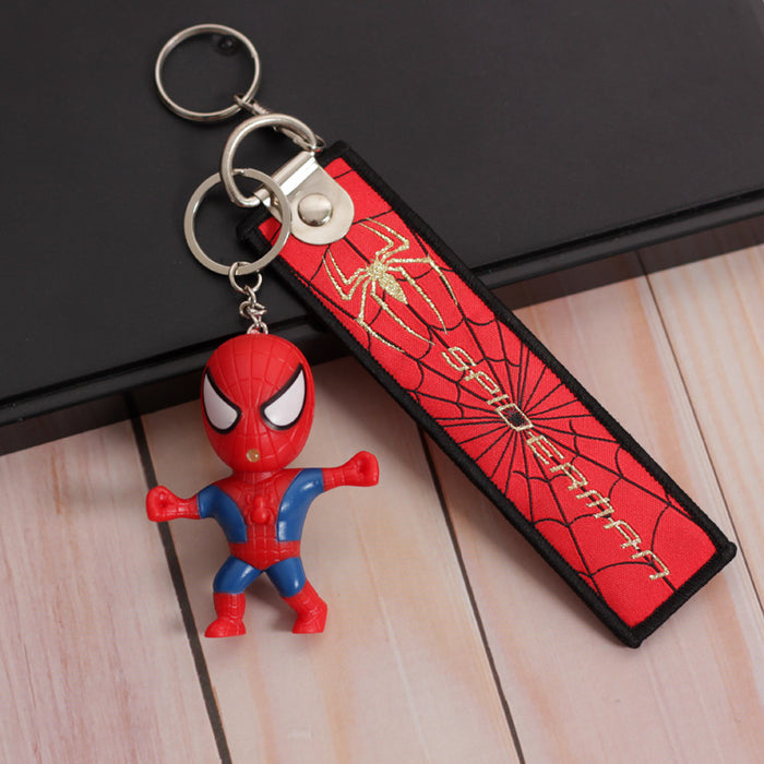 Wholesale keychain pvc soft plastic cartoon cute bag pendant MOQ≥3 JDC-KC-HMB014