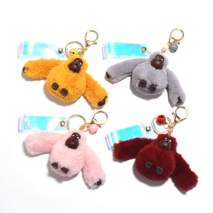 Wholesale Cute Gorilla Plush Keychain JDC-KC-Chongr006