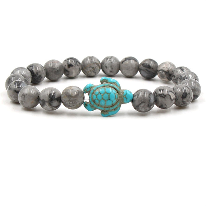 Jewelry WholesaleWholesale black gall stone turquoise agate turtle volcanic stone bracelet JDC-BT-ML055 Bracelet 米伦 %variant_option1% %variant_option2% %variant_option3%  Factory Price JoyasDeChina Joyas De China