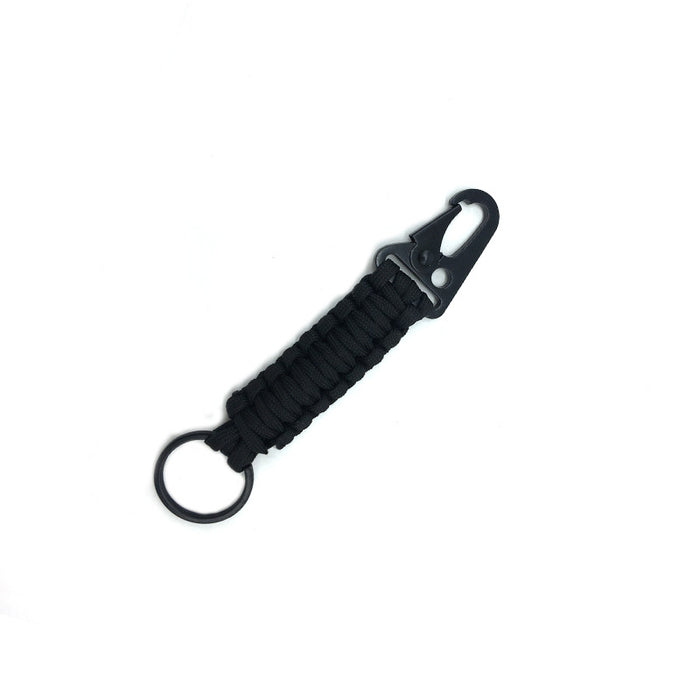 Wholesale Keychains Metal Carabiner Survival Keychain Outdoor Handwoven Eagle Mouth Buckle MOQ≥2 JDC-KC-WRan001