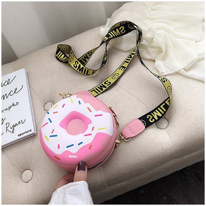 Jewelry WholesaleWholesale doughnut parent-child round shoulder bag JDC-SD-LS004 Shoulder Bags 凌速 %variant_option1% %variant_option2% %variant_option3%  Factory Price JoyasDeChina Joyas De China