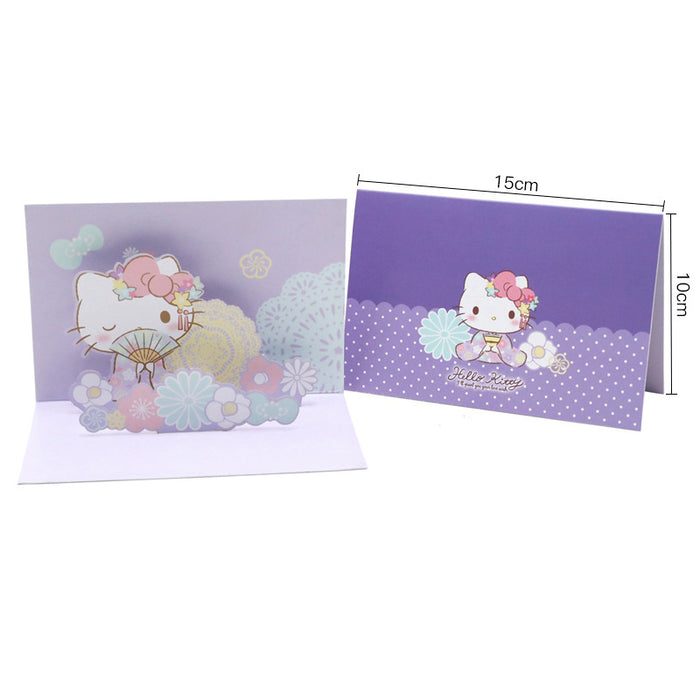 Wholesale Greeting Card Stereo Creative Gift Universal Blessing Message Card Greeting Card MOQ≥10 JDC-GC-LiD005