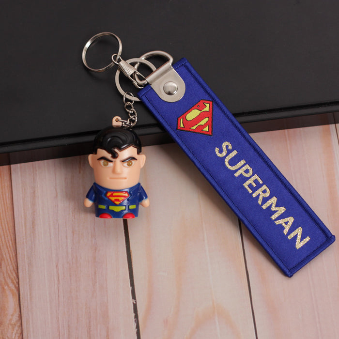 Wholesale keychain pvc soft plastic cartoon cute bag pendant MOQ≥3 JDC-KC-HMB014