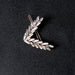 Jewelry WholesaleWholesale V-shaped alloy crystal leaf hairpin JDC-HC-JE004 Hair Clips 璟恩 %variant_option1% %variant_option2% %variant_option3%  Factory Price JoyasDeChina Joyas De China