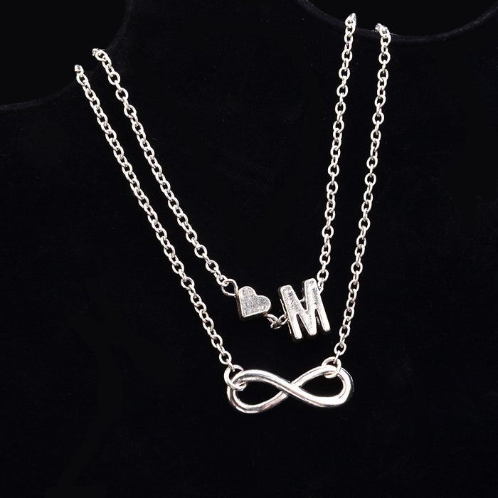 Wholesale love 26 letter alloy anklet JDC-AS-ZW007