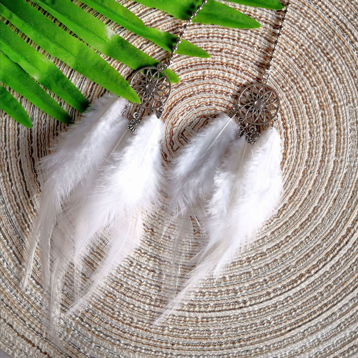 Wholesale Double Feather Dreamcatcher Car Pendant JDC-DC-ZZe002