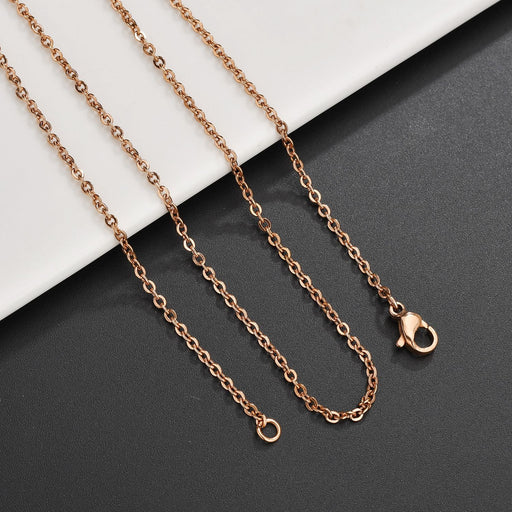 Jewelry WholesaleWholesale Stainless Steel Gold Plated Chain Necklace JDC-NE-HF006 Necklaces 泓飞 %variant_option1% %variant_option2% %variant_option3%  Factory Price JoyasDeChina Joyas De China