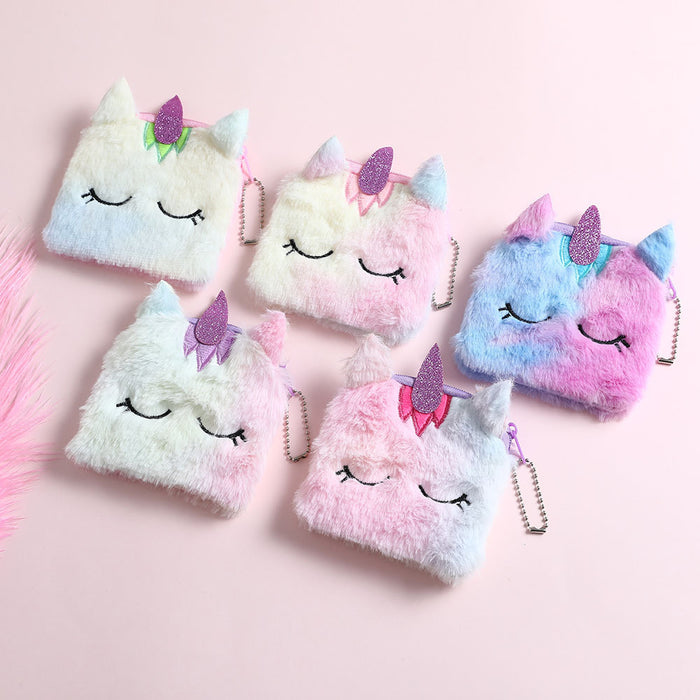 Jewelry WholesaleWholesale Cartoon Plush Coin Purse Square Wallet Keychain MOQ≥3 JDC-KC-SMS002 Keychains 苏曼殊 %variant_option1% %variant_option2% %variant_option3%  Factory Price JoyasDeChina Joyas De China