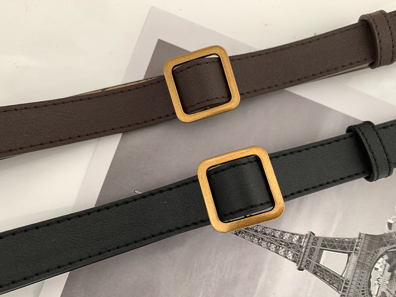 Jewelry WholesaleWholesale Non-porous Alloy Square Buckle Faux Leather Ladies Belt JDC-WB-YunT001 Womenbelt 云图 %variant_option1% %variant_option2% %variant_option3%  Factory Price JoyasDeChina Joyas De China