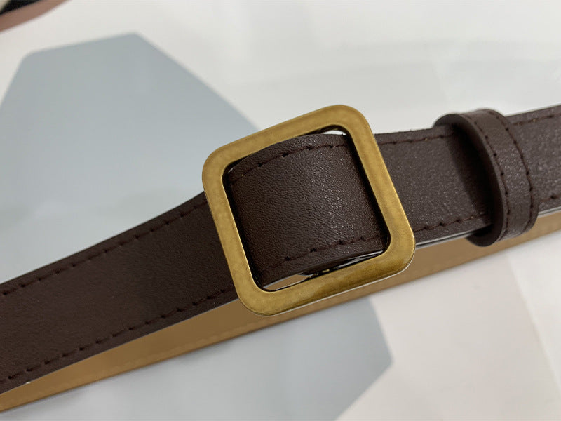 Jewelry WholesaleWholesale Non-porous Alloy Square Buckle Faux Leather Ladies Belt JDC-WB-YunT001 Womenbelt 云图 %variant_option1% %variant_option2% %variant_option3%  Factory Price JoyasDeChina Joyas De China