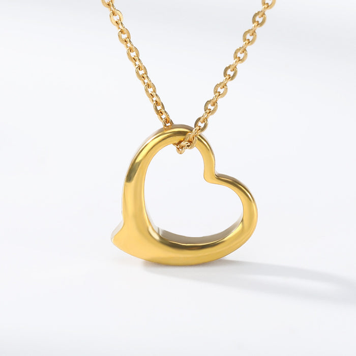 Jewelry WholesaleWholesale Gold Plated 18K Love Necklace Eco-friendly Vacuum Plating Stainless Steel JDC-NE-MJ014 Necklaces 萌葭 %variant_option1% %variant_option2% %variant_option3%  Factory Price JoyasDeChina Joyas De China