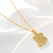 Jewelry WholesaleWholesale 26 English letters gold-plated 18K vacuum electroplating Necklace JDC-NE-MJ003 Necklaces 萌葭 %variant_option1% %variant_option2% %variant_option3%  Factory Price JoyasDeChina Joyas De China