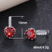 Jewelry WholesaleWholesale multi-color zircon love crystal earrings JDC-ES-Caos009 Earrings 曹适 %variant_option1% %variant_option2% %variant_option3%  Factory Price JoyasDeChina Joyas De China