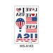 Jewelry WholesaleWholesale American Independence Day Waterproof Tattoo Stickers JDC-TS-XLM003 Sticker 星里美 %variant_option1% %variant_option2% %variant_option3%  Factory Price JoyasDeChina Joyas De China