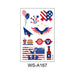 Jewelry WholesaleWholesale American Independence Day Waterproof Tattoo Stickers JDC-TS-XLM003 Sticker 星里美 %variant_option1% %variant_option2% %variant_option3%  Factory Price JoyasDeChina Joyas De China