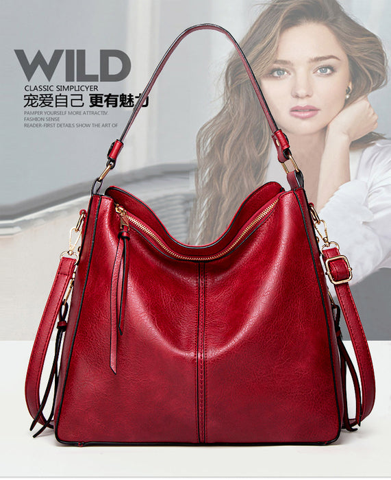 Wholesale Shoulder Bag PU Retro Tote Bag Diagonal Cross JDC-SD-Diew001