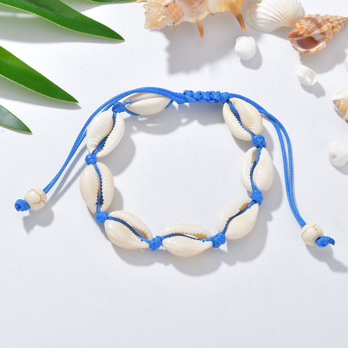 Jewelry WholesaleWholesale personalized fashion shell Vintage woven Bracelet JDC-BT-XYing006 Bracelet 欣滢 %variant_option1% %variant_option2% %variant_option3%  Factory Price JoyasDeChina Joyas De China