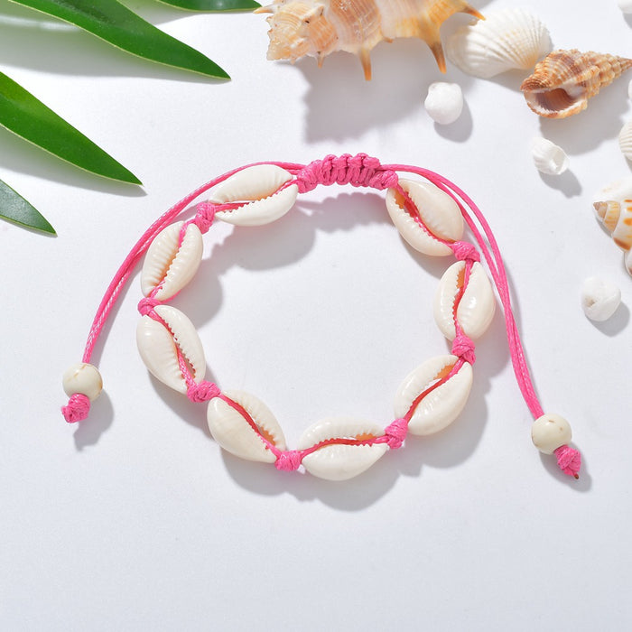 Jewelry WholesaleWholesale personalized fashion shell Vintage woven Bracelet JDC-BT-XYing006 Bracelet 欣滢 %variant_option1% %variant_option2% %variant_option3%  Factory Price JoyasDeChina Joyas De China