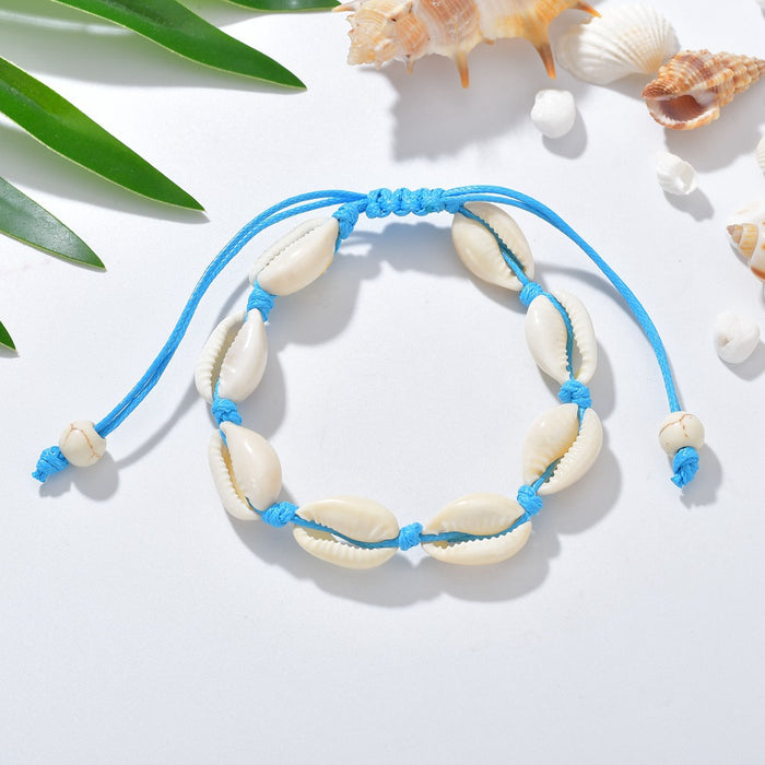 Jewelry WholesaleWholesale personalized fashion shell Vintage woven Bracelet JDC-BT-XYing006 Bracelet 欣滢 %variant_option1% %variant_option2% %variant_option3%  Factory Price JoyasDeChina Joyas De China