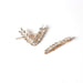 Jewelry WholesaleWholesale V-shaped alloy crystal leaf hairpin JDC-HC-JE004 Hair Clips 璟恩 %variant_option1% %variant_option2% %variant_option3%  Factory Price JoyasDeChina Joyas De China