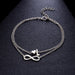 Jewelry WholesaleWholesale love 26 letter alloy anklet JDC-AS-ZW007 Anklets 佐文 %variant_option1% %variant_option2% %variant_option3%  Factory Price JoyasDeChina Joyas De China