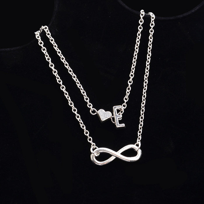 Wholesale love 26 letter alloy anklet JDC-AS-ZW007