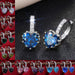 Jewelry WholesaleWholesale multi-color zircon love crystal earrings JDC-ES-Caos009 Earrings 曹适 %variant_option1% %variant_option2% %variant_option3%  Factory Price JoyasDeChina Joyas De China