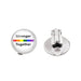 Jewelry WholesaleWholesale time gemstone silver alloy ear clip JDC-ES-hengx001 Earrings 横湘 %variant_option1% %variant_option2% %variant_option3%  Factory Price JoyasDeChina Joyas De China