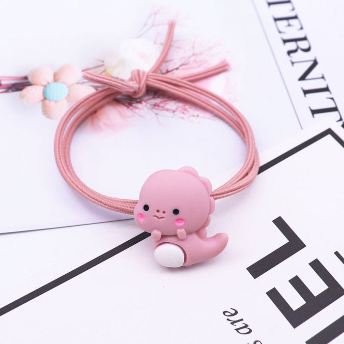 Jewelry WholesaleWholesale Cartoon Dinosaur Cloth Rubber Band Hair Rope JDC-HS-ZJia009 Hair Scrunchies 珍佳 %variant_option1% %variant_option2% %variant_option3%  Factory Price JoyasDeChina Joyas De China