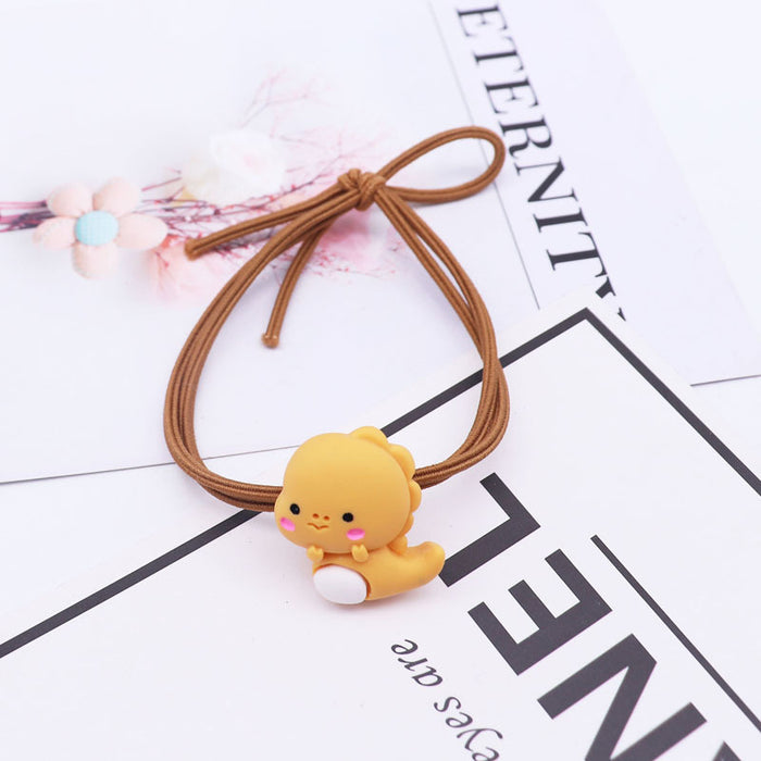 Jewelry WholesaleWholesale Cartoon Dinosaur Cloth Rubber Band Hair Rope JDC-HS-ZJia009 Hair Scrunchies 珍佳 %variant_option1% %variant_option2% %variant_option3%  Factory Price JoyasDeChina Joyas De China