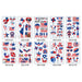 Jewelry WholesaleWholesale American Independence Day Waterproof Tattoo Stickers JDC-TS-XLM003 Sticker 星里美 %variant_option1% %variant_option2% %variant_option3%  Factory Price JoyasDeChina Joyas De China