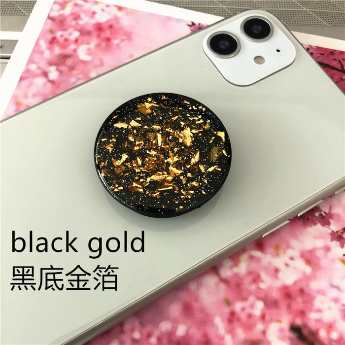 Wholesale Grips Mobile Phone Holder Plastic Glitter Tinfoil Phone Holder Folding MOQ≥2 JDC-PS-Weijiu004