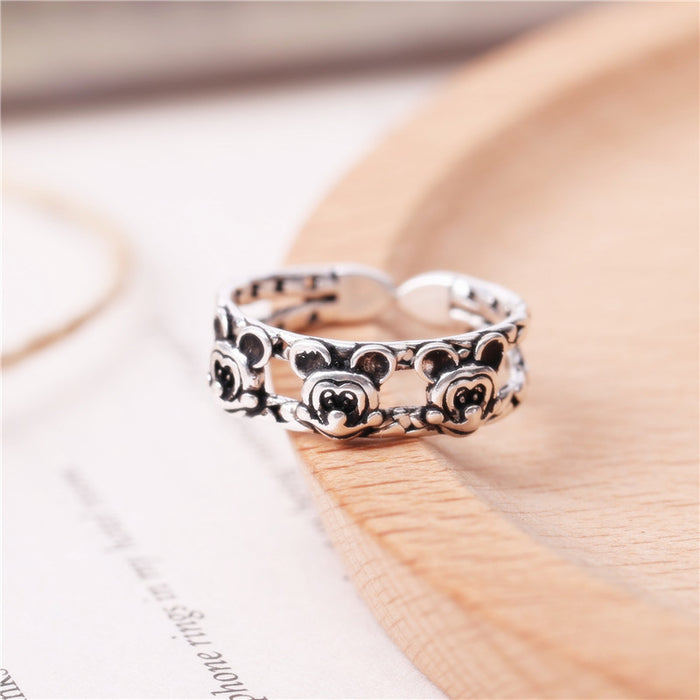 Wholesale S925 Silver Thai Silver Ring JDC-RS-CanD004