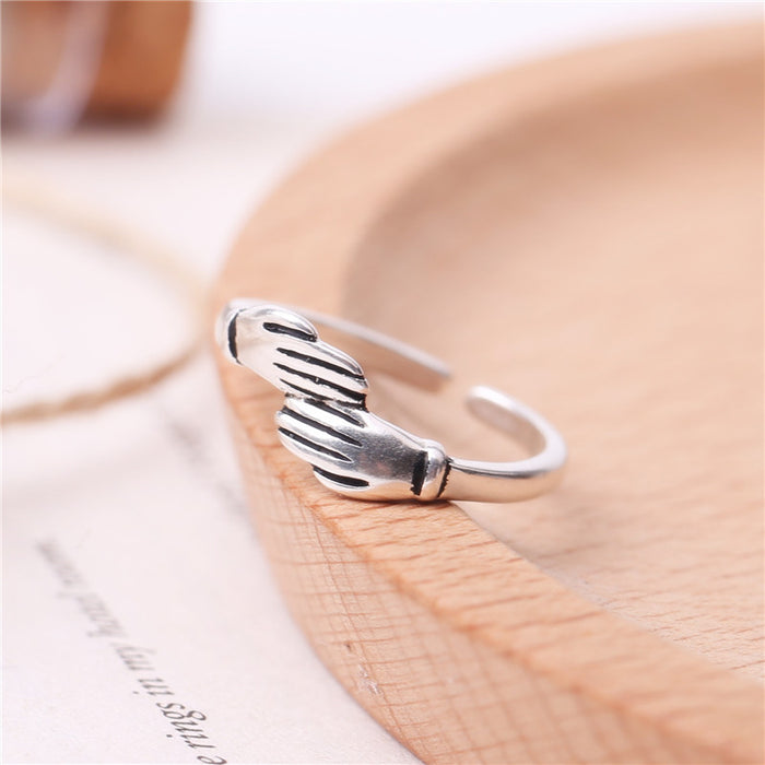 Wholesale S925 Silver Thai Silver Ring JDC-RS-CanD004