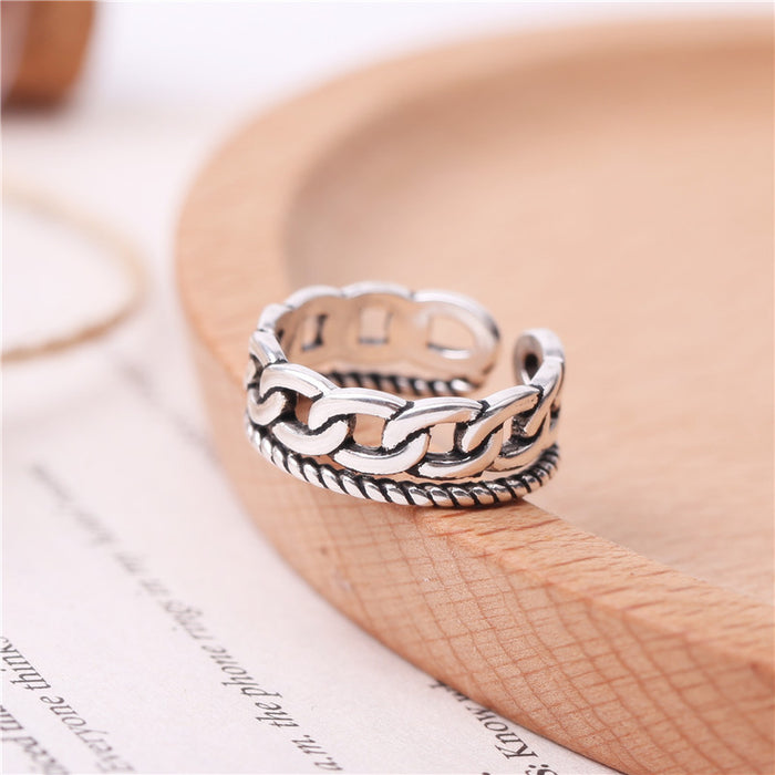 Wholesale S925 Silver Thai Silver Ring JDC-RS-CanD004