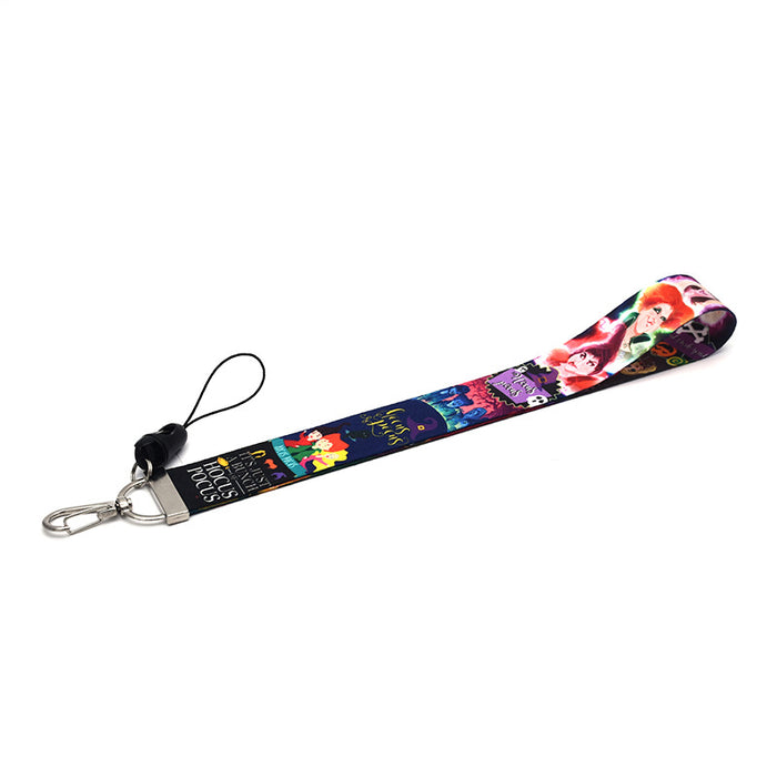 Wholesale Keychain Polyester Phone Lanyard Wristband Webbing Keychain MOQ≥6 (M) JDC-KC-QTN010