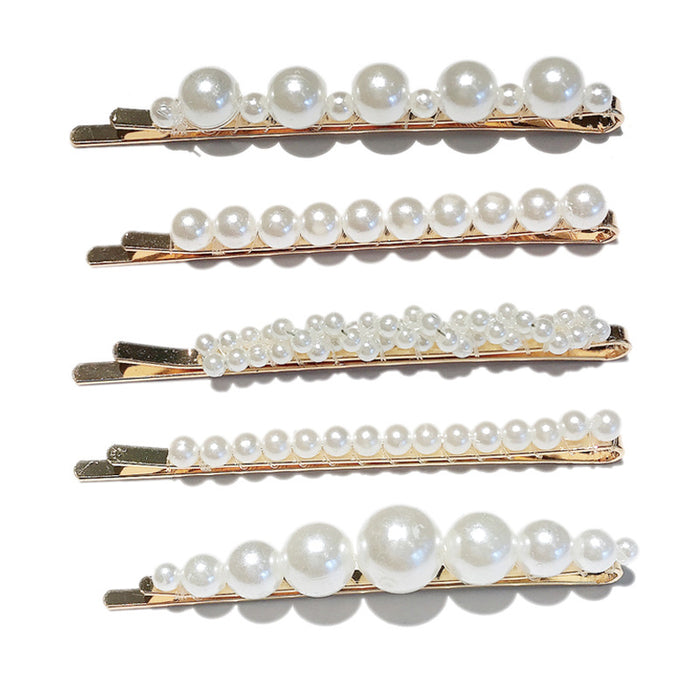 Jewelry WholesaleWholesale pearl hair clip female one word clip side clip top clip hairpin headwear JDC-HC-Diqian001 Hair Clips 迪倩 %variant_option1% %variant_option2% %variant_option3%  Factory Price JoyasDeChina Joyas De China